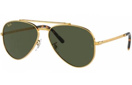 Gafas de Sol - Ray-Ban® - Ray-Ban® RB3625 NEW AVIATOR - 919631 LEGEND GOLD // GREEN