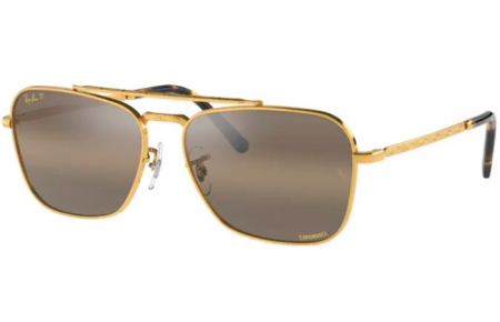 Gafas de Sol - Ray-Ban® - Ray-Ban® RB3636 NEW CARAVAN - 9196G5 LEGEND GOLD // CLEAR GRADIENT DARK BROWN POLARIZED