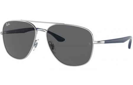 Gafas de Sol - Ray-Ban® - Ray-Ban® RB3683 - 003/B1 SILVER // DARK GREY