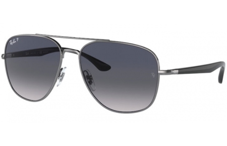 Gafas de Sol - Ray-Ban® - Ray-Ban® RB3683 - 004/78 GUNMETAL // BLUE GRADIENT POLARIZED