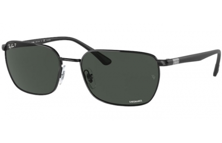 Gafas de Sol - Ray-Ban® - Ray-Ban® RB3684CH - 002/K8 BLACK // DARK GREY POLARIZED