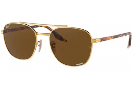 Gafas de Sol - Ray-Ban® - Ray-Ban® RB3688 - 001/AN ARISTA // BROWN POLARIZED