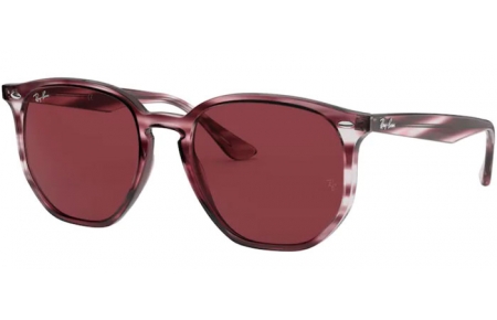 Gafas de Sol - Ray-Ban® - Ray-Ban® RB4306 - 643175 STRIPED BORDEAUX HAVANA // DARK VIOLET