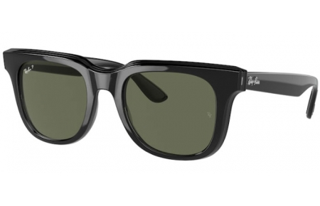 Gafas de Sol - Ray-Ban® - Ray-Ban® RB4368 - 65459A BLACK TRANSPARENT BLACK // DARK GREEN POLARIZED