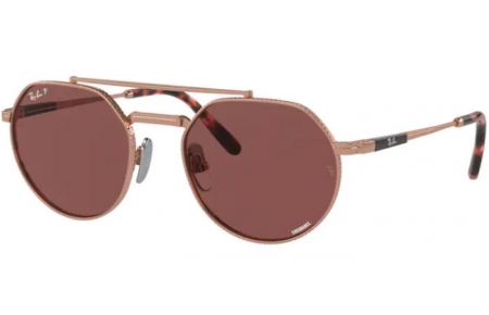 Gafas de Sol - Ray-Ban® - Ray-Ban® RB8265 JACK II TITANIUM - 3140AF ROSE GOLD // DARK VIOLET POLARIZED