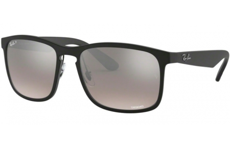 Gafas de Sol - Ray-Ban® - Ray-Ban® RB4264 - 601S5J MATTE BLACK // BLUE MIRROR GOLD GRADIENT POLARIZED