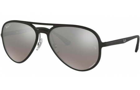 Gafas de Sol - Ray-Ban® - Ray-Ban® RB4320CH - 601S5J MATTE BLACK // GREY MIRROR POLARIZED