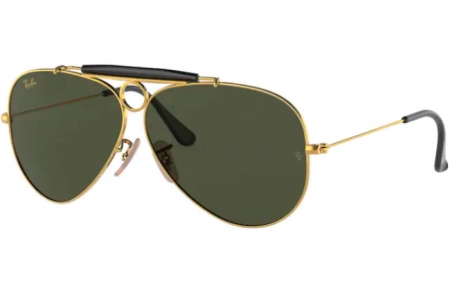 Gafas de Sol - Ray-Ban® - Ray-Ban® RB3138 SHOOTER - 923931 LEGEND GOLD // GREEN