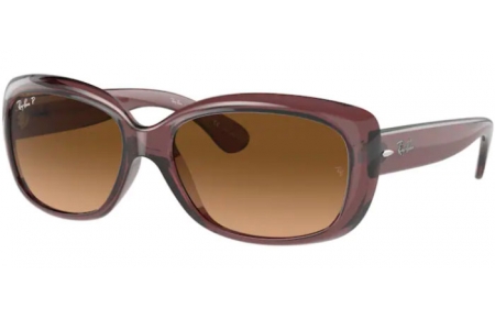 Gafas de Sol - Ray-Ban® - Ray-Ban® RB4101 JACKIE OHH - 6593M2 TRANSPARENT DARK BROWN // BROWN GRADIENT POLARIZED