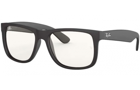 Gafas de Sol - Ray-Ban® - Ray-Ban® RB4165 JUSTIN - 622/5X RUBBER BLACK // CLEAR