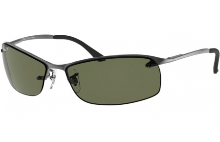 Lunettes de soleil - Ray-Ban® - Ray-Ban® RB3183 - 004/9A GUNMETAL // GREEN POLARIZED