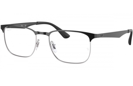 Monturas - Ray-Ban® - RX6363 - 2861 SILVER TOP ON BLACK