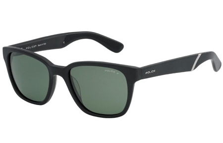 Gafas de Sol - Police - S1714 - 703P MATTE BLACK // GREY GREEN POLARIZED