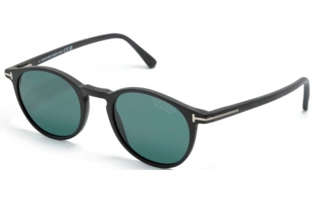 Gafas de Sol - Tom Ford - ANDREA-02 FT0539 - 02V  MATTE BLACK // BLUE POLARIZED