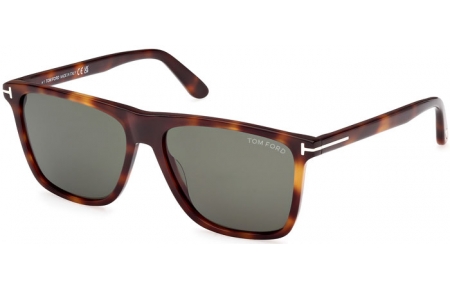 Gafas de Sol - Tom Ford - FLETCHER FT0832 - 53N  DARK HAVANA // GREEN