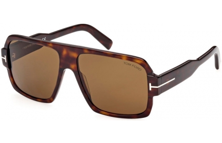 Gafas de Sol - Tom Ford - CAMDEN FT0933 - 52J  DARK HAVANA // ROVIEX