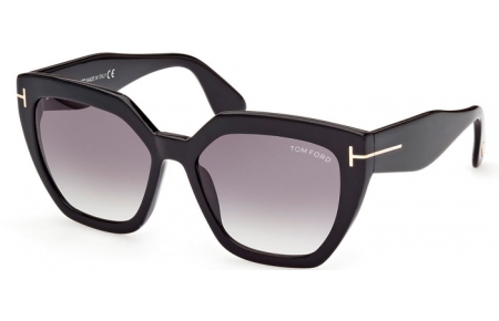 Gafas de Sol - Tom Ford - PHOEBE FT0939 - 01B  SHINY BLACK // GREY GRADIENT