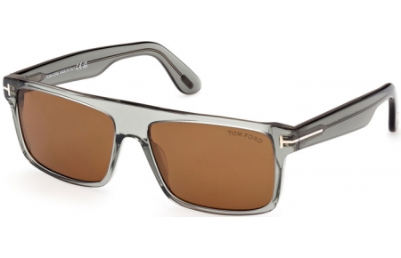 Gafas de Sol - Tom Ford - PHILIPPE-02 FT0999 - 20E  TRANSPARENT GREY // BROWN