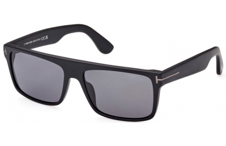 Gafas de Sol - Tom Ford - PHILIPPE-02 FT0999-N - 02D  MATTE BLACK // GREY POLARIZED