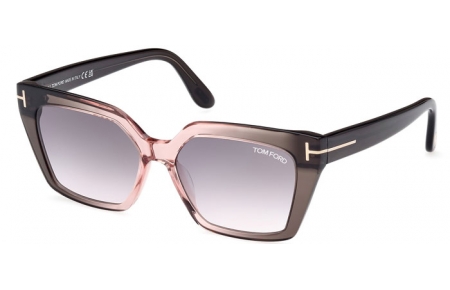 Lunettes de soleil - Tom Ford - WINONA FT1030 - 20G  GREY PINK // GREY GRADIENT