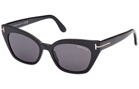 Gafas de Sol - Tom Ford - JULIETTE FT1031 - 01A  SHINY BLACK // GREY