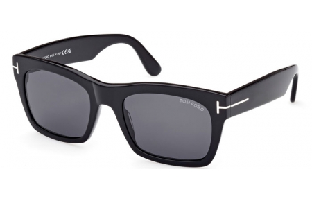 Gafas de Sol - Tom Ford - NICO-02 FT1062 - 01A  SHINY BLACK // GREY