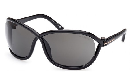 Gafas de Sol - Tom Ford - FERNANDA FT1069 - 01A  SHINY BLACK // GREY