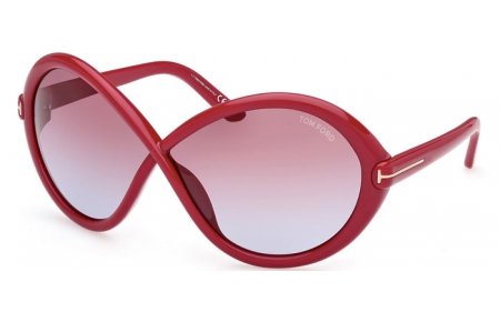 Gafas de Sol - Tom Ford - JADA FT1070 - 75Y  SHINY FUCHSIA // VIOLET GRADIENT