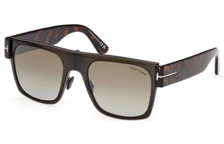 Gafas de Sol - Tom Ford - EDWIN FT1073 - 51G  MASTIC // BROWN MIRROR