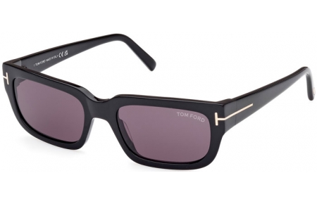 Gafas de Sol - Tom Ford - EZRA FT1075 - 01A  SHINY BLACK // GREY