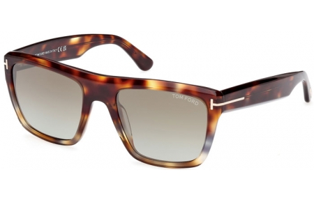 Gafas de Sol - Tom Ford - ALBERTO FT1077 - 55G  HAVANA RED // BROWN MIRROR