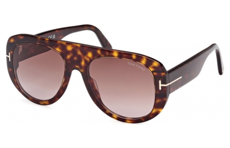 Gafas de Sol - Tom Ford - CECIL FT1078 - 52T  DARK HAVANA // BURGUNDY GRADIENT