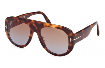 Gafas de Sol - Tom Ford - CECIL FT1078 - 53E  LIGHT HAVANA // BROWN