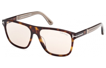 Gafas de Sol - Tom Ford - FRANCES FT1081 - 52E  DARK HAVANA // BROWN PHOTOCHROMIC