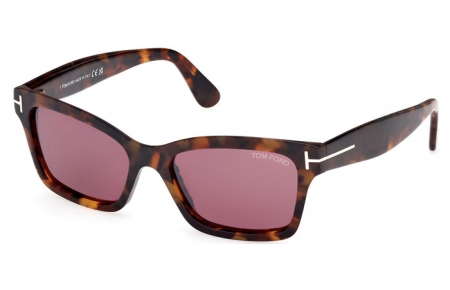 Gafas de Sol - Tom Ford - MIKEL FT1085 - 52U  DARK HAVANA // BURGUNDY MIRROR