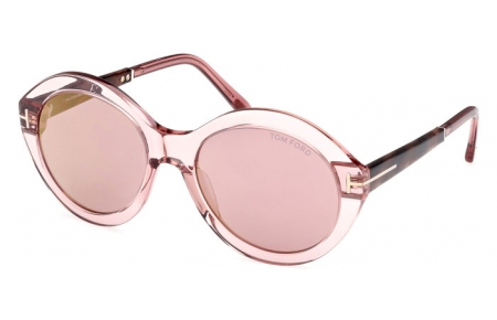 Gafas de Sol - Tom Ford - SERAPHINA FT1088 - 72Z  SHINY PINK // VIOLET MIRROR