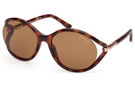 Gafas de Sol - Tom Ford - MELODY FT1090 - 53E  HAVANA // BROWN