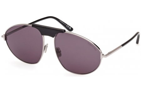 Gafas de Sol - Tom Ford - KEN FT1095 - 14A  SHI NY LIGHT RUTHENIUM // GREY