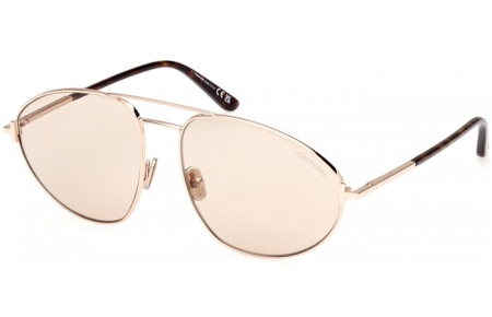 Gafas de Sol - Tom Ford - KEN FT1095 - 28E  SHINY ROSE GOLD // BROWN PHOTOCHROMATIC