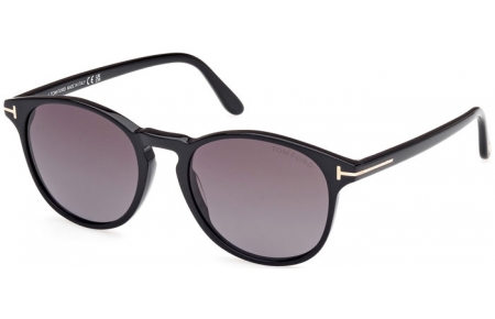 Gafas de Sol - Tom Ford - LEWIS FT1097 - 01B  SHINY BLACK // GREY GRADIENT