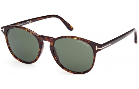 Gafas de Sol - Tom Ford - LEWIS FT1097 - 52N  DARK HAVANA // GREEN