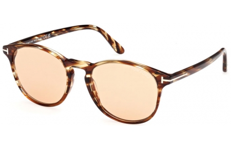 Gafas de Sol - Tom Ford - LEWIS FT1097 - 55E  STRIPED BROWN // BROWN PHOTOCHROMATIC