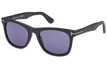 Gafas de Sol - Tom Ford - KEVYN FT1099 - 02V  MATTE BLACK // BLUE