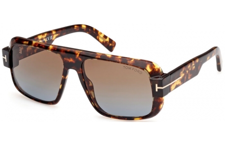 Gafas de Sol - Tom Ford - TURNER FT1101 - 52F  DARK HAVANA // BROWN GRADIENT