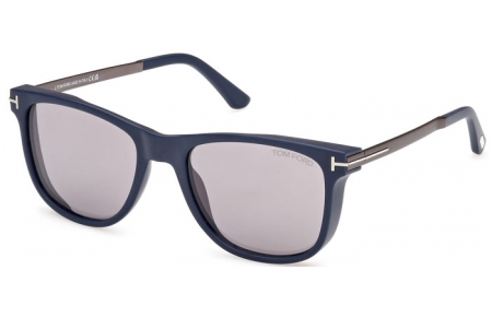 Gafas de Sol - Tom Ford - SINATRA FT1104 - 91C  MATTE BLUE // GREY MIRROR