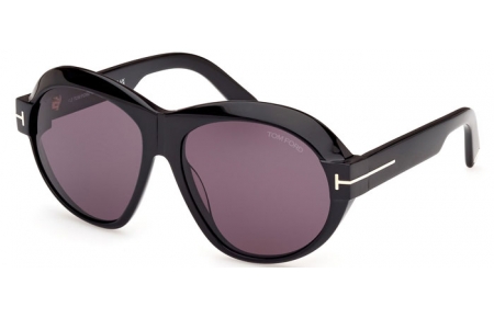 Gafas de Sol - Tom Ford - INGER FT1113 - 01A  SHINY BLACK // GREY