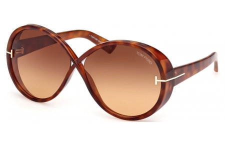 Gafas de Sol - Tom Ford - EDIE-02 FT1116 - 53F  DARK HAVANA // BROWN GRADIENT