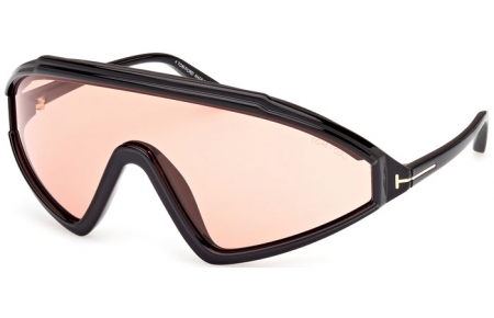 Gafas de Sol - Tom Ford - LORNA FT1121 - 01E  SHINY BLACK // LIGHT BROWN