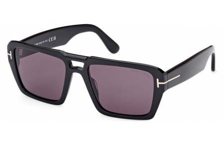 Gafas de Sol - Tom Ford - REDFORD FT1153 - 01A  SHINY BLACK // GREY