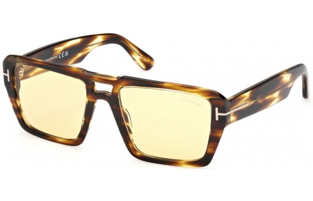 Gafas de Sol - Tom Ford - REDFORD FT1153 - 52E  STRIPED BROWN // BROWN PHOTOCHROMATIC